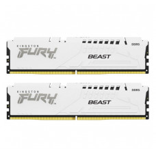 Модуль пам'яті Kingston FURY FURY Beast White DDR5-5200 64GB (2x32GB) CL40-40-40 1.25V XMP (KF552C40BWK2-64)