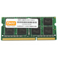 Модуль пам'яті для ноутбука Dato SoDIMM DDR3 4GB 1600 MHz (DT4G3DSDLD16)