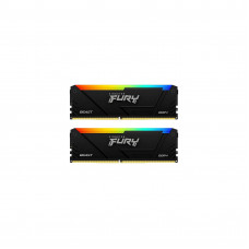 Модуль пам'яті Kingston FURY Beast RGB Black DDR4-3600 64GB (2x32GB) (KF436C18BB2AK2/64)