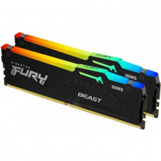 Оперативна пам'ять Kingston Fury Beast RGB 32Gb x 2 (64Gb Kit) DDR5 5600 MHz Black (KF556C36BBEAK2-64)