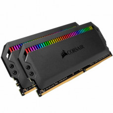 Модуль пам'яті для комп'ютера Corsair DDR4 16GB (2x8GB) 3600 MHz Dominator Platinum RGB Black (CMT16GX4M2K3600C16)