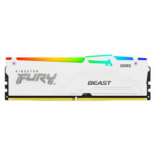 Модуль пам'яті Kingston FURY Beast White RGB DDR5-6000 32GB (2x16GB) CL36-38-38 1.35V EXPO (KF560C36BWEAK2-32)