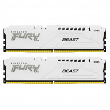Модуль пам'яті Kingston FURY Beast White DDR5-5600 32GB (2x16GB) CL40-40-40 1.25V XMP (KF556C40BWK2-32)
