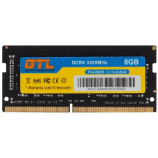 Оперативна пам'ять GTL SO-DIMM, DDR4, 8Gb, 3200 MHz (GTLSD8D432BK)