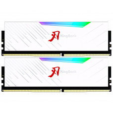 Оперативна пам'ять KingBank SharpBlade RGB 32Gb x 2 (64Gb Kit) DDR5, 6400 MHz White (KBSBRW640032X2)