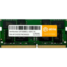 Модуль пам'яті ATRIA 16Gb DDR4 2666MHz sodimm (UAT42666CL19SK1/16)
