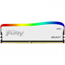 Модуль пам'яті для комп'ютера Kingston Fury DDR4 8GB 3200 MHz Beast White RGB SE (KF432C16BWA/8)