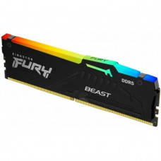 Модуль пам'яті для комп'ютера Kingston Fury DDR5 16GB 5600 MHz Beast RGB AM5 Black  (KF556C36BBEA-16)