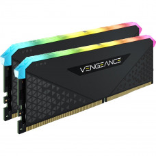 Модуль пам`ятi Corsair DDR4 2x32GB/3600 Vengeance RGB RS Black (CMG64GX4M2D3600C18)