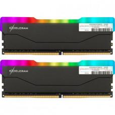Модуль пам'яті для комп'ютера eXceleram DDR4 32GB (2x16GB) 3200 MHz RGB X2 Series Black (ERX2B432326CD)