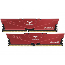 Оперативна пам'ять Team Vulcan Z 8Gb x 2 (16Gb Kit) DDR4, 3200 MHz, Red (TLZRD416G3200HC16CDC01)