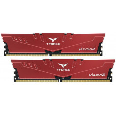 Оперативна пам'ять Team Vulcan Z 16Gb x 2 (32Gb Kit) DDR4, 3200 MHz Red (TLZRD432G3200HC16FDC01)