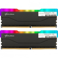 Модуль пам'яті для комп'ютера eXceleram DDR4 32GB (2x16GB) 3600 MHz RGB X2 Series Black (ERX2B432369CD)