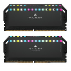 Модуль пам'яті для комп'ютера Corsair DDR5 32GB (2x16GB) 6200 MHz Dominator Platinum RGB Black (CMT32GX5M2X6200C36)
