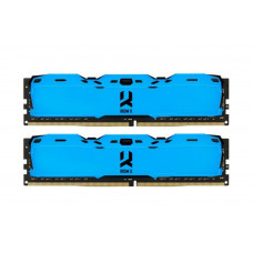 Оперативна пам'ять GOODRAM IRDM X Blue DDR4-3200 16Gb KIT (2x8GB) (IR-XB3200D464L16SA/16GDC)