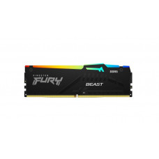 Модуль пам'яті для комп'ютера Kingston Fury (ex.HyperX) DDR5 16GB 5200 MHz Beast Black RGB (KF552C40BBA-16)
