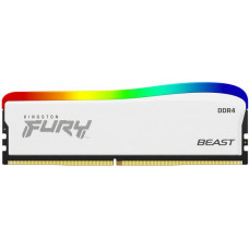 Модуль пам'яті для комп'ютера Kingston Fury (ex.HyperX) DDR4 8GB 3600 MHz Beast White RGB SE (KF436C17BWA/8)