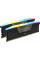 Модуль пам`ятi DDR5 2x32GB/6600 Corsair Vengeance RGB Black (CMH64GX5M2B6600C32)