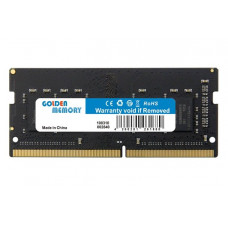 Оперативна пам'ять Golden Memory SO-DIMM DDR4 16Gb 2666 MHz (GM26S19S6/16)