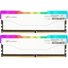 Модуль пам'яті для комп'ютера eXceleram DDR4 16GB (2x8GB) 3600 MHz RGB X2 Series White (ERX2W416369AD)