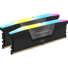 Модуль пам'яті для комп'ютера Corsair DDR5 64GB (2x32GB) 5200 MHz Vengeance RGB Black (CMH64GX5M2B5200C40)