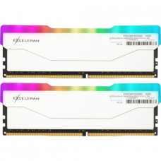 Модуль пам'яті для комп'ютера eXceleram DDR4 16GB (2x8GB) 3200 MHz RGB X2 Series White (ERX2W416326AD)