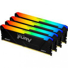 Модуль пам'яті Kingston FURY Beast RGB Black DDR4-3600 128GB (4x32GB) XMP (KF436C18BB2AK4/128)