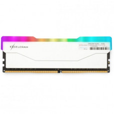 Модуль пам'яті для комп'ютера eXceleram DDR4 16GB 3200 MHz RGB X2 Series White (ERX2W416326C)
