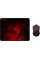 Комплект ігровий Redragon M601-BA, (миша+килимок), 3200 DPI Red LED чорний (78226)
