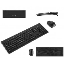 Комплект клавіатура та миша Hama Cortino, WL, EN/UKR/RU, чорний (89182664)