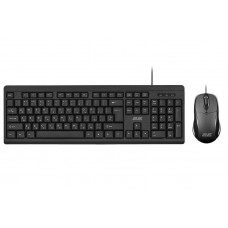 Комплект клавіатура та миша 2E MK401 USB-A, EN/UK, чорний (2E-MK401UBUA)
