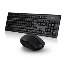 Комплект (клавіатура, мишка) бездротовий A4Tech 3000N Black USB