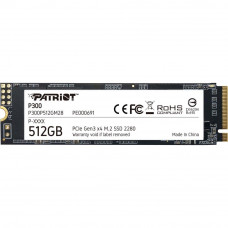 SSD диск Patriot P300 M.2 2280 PCIe NVMe 3.0 x4 TLC (P300P512GM28)