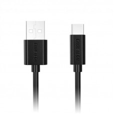 Кабель Choetech USB - USB Type-C (M/M), 1 м, Black (AC0002)
