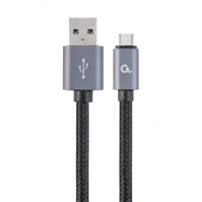 Кабель Cablexpert USB - USB Type-C V 2.0 (M/M), 1.8 м, чорний (CCB-mUSB2B-AMCM-6)