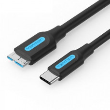 Кабель Vention USB Type-C - micro USB Type-B (M/M), 0.5 м, Black (CQABD)