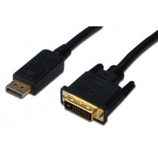 Кабель ASSMANN DisplayPort to DVI-D (AM/AM) 2м, чорний (AK-340306-020-S)
