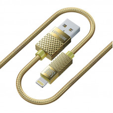 Кабель Luxe Cube Premium USB - Lightning (M/M), 1 м, золотистий (8886668686150)