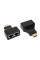 Адаптер Voltronic HDMI - 2хRJ-45 (M/F), Black (YT-SCPE HDMI/2P-30m720P/08516)