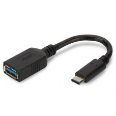 Адаптер ASSMANN USB 3.0, AF/Type-C, OTG, 0.15м (AK-300315-001-S)
