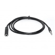 Аудіо-кабель REAL-EL Audio Pro 3.5 мм - 3.5 мм (M/F), 1 м, чорний (EL123500041)