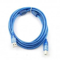 Кабель Gresso USB (AM/BM) 2м Blue (2000700002241)