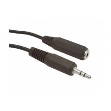 Аудіо-кабель Cablexpert 3.5 мм - 3.5 мм (M/F), 1.5 м, чорний (CCA-423)