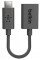 Адаптер Belkin USB-C > USB-A (CM/AM) 0.14м, чорний (F2CU036btBLK)