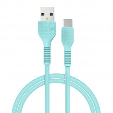 Кабель ACCLAB AL-CBCOLOR-T1MT USB - USB Type-C (M/M), 1.2 м, Mint (1283126518256)