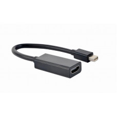 Адаптер Cablexpert mini DisplayPort - HDMI (M/F), Black (A-mDPM-HDMIF4K-01)