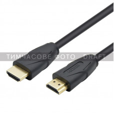 Кабель HDMI (M/M) 2Е 2м, 2.0, Slim High Speed Aluminum, чорний (2EW-1082-2M)