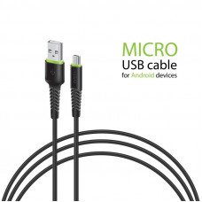 Кабель Intaleo CBFLEXM2 USB - micro USB (M/M), 2 м, Black (1283126521430)