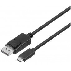 Кабель 2Е USB-C > DisplayPort (AM/AM), 3840*2160@60Hz, 1м, чорний (2EW-1925)