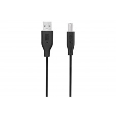 Кабель 2E USB-A > USB-B, 1.8м, чорний (2E-W-3169m1.8)